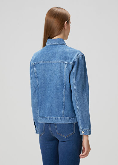 Beymen Club Blue Denim Jacket - 4