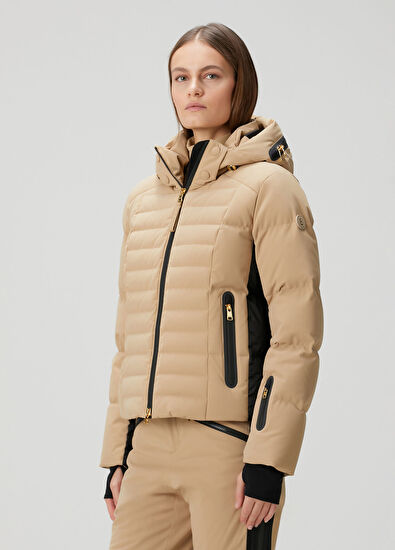 Bogner Bond Bej Kapüşonlu Kayak Montu - 3