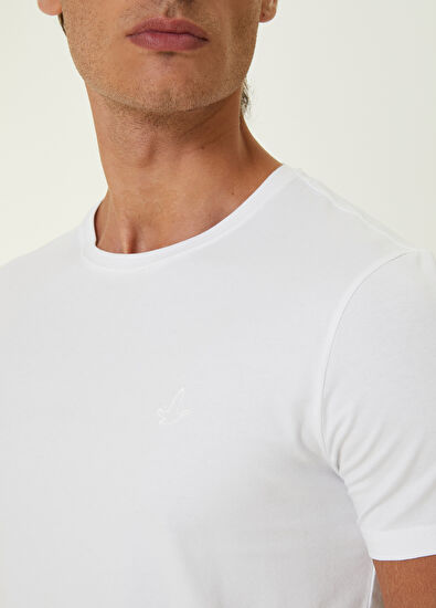 Beymen Club Beyaz Basic T-shirt - 5
