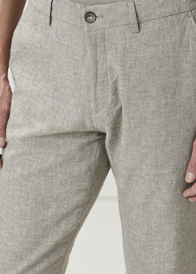 Beymen Club Haki Beli Kordonlu Klasik Pantolon - 4