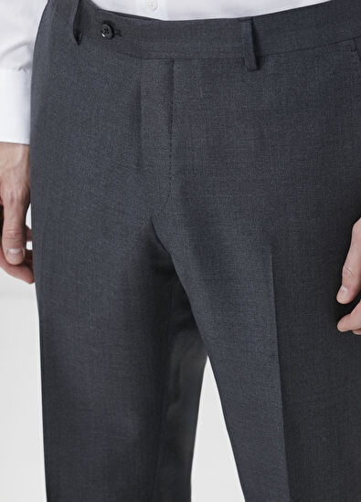 Drop 7 Gri Yün Takım Elbise - Görsel 10