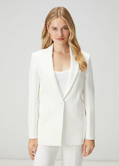 Beymen Club Off-White Blazer - 5