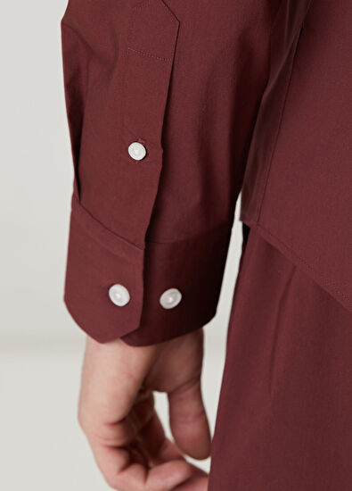 Beymen Club Cherry Oversize Fit Cotton Shirt - 7