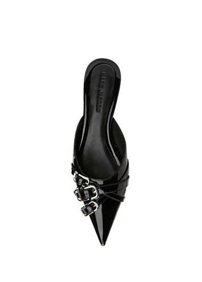 Marc Jacobs The Emma Kitten Black Leather Pumps - 4