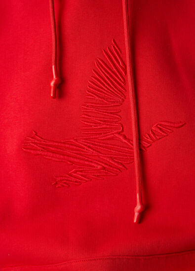 Beymen Club Red Bird Embroidered Hoodie - 7