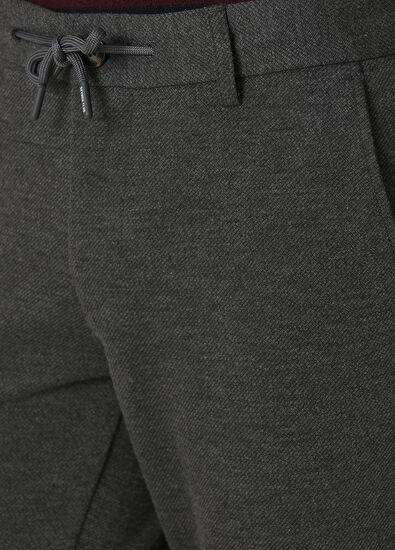 Beymen Club Antrasit Diyagonal Desenli Chino Pantolon - 4