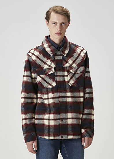 Beymen Club Red Plaid Pattern Outer Shirt - 3