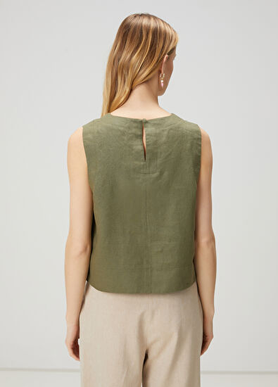 Beymen Club Haki Keten Bluz - 5