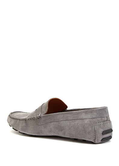 Beymen Club Grey Band Detailed Mens Suede Driver - 3