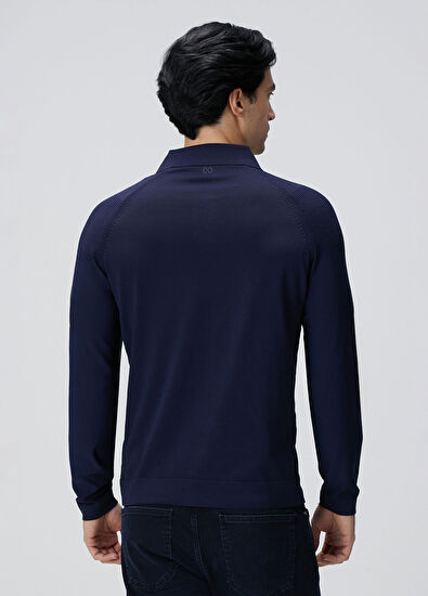 Network Lacivert Triko - 5