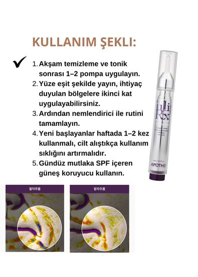 Apothe TulipRx PDRN Retinal Night Cell Ampoule Anti-Aging Night Care Ampoule 14 ml - 5