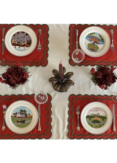 Homes & Seasons Florence 2li Amerikan Servis ve Peçete Seti - 7