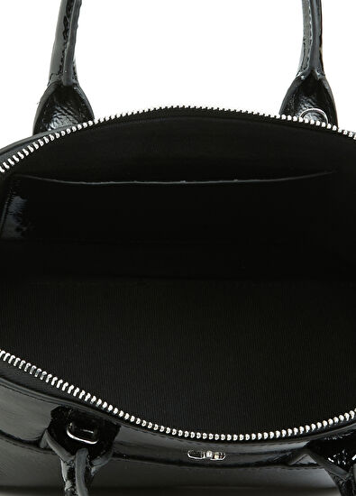 Beymen Club Small Siyah Kadın Rugan El Çantası - 5