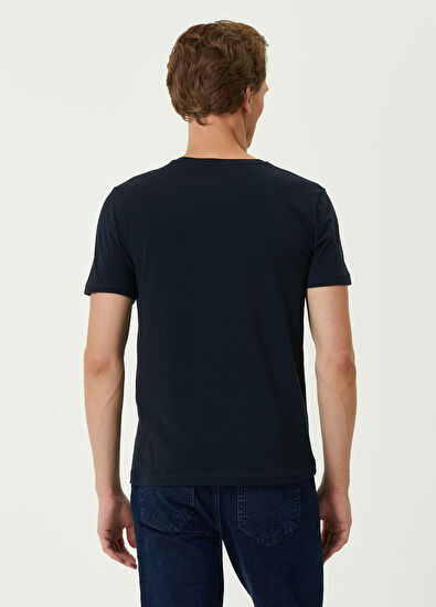 Beymen Club Lacivert Basic T-shirt - 4