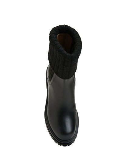 Gianvito Rossi Chalet Siyah Kadın Deri Bot - 4