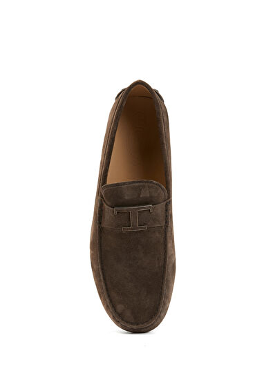 Kahverengi Erkek Süet Driver - Görsel 5