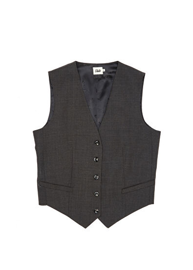 Beymen Club Antrasit Yelek - 7