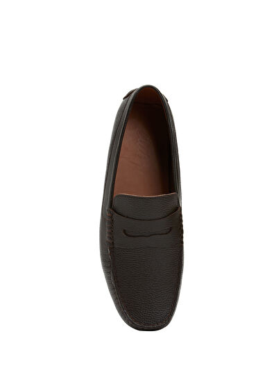 Beymen Club Dark Brown Men's Leather Loafer - 4
