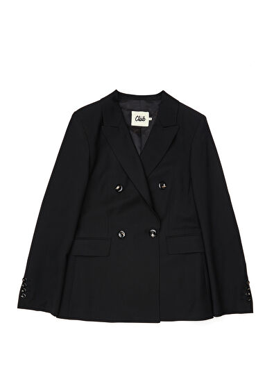 Beymen Club Black Double-Breasted Blazer - 7