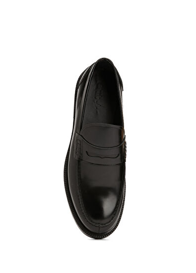 Beymen Club Siyah Erkek Deri Loafer - 4