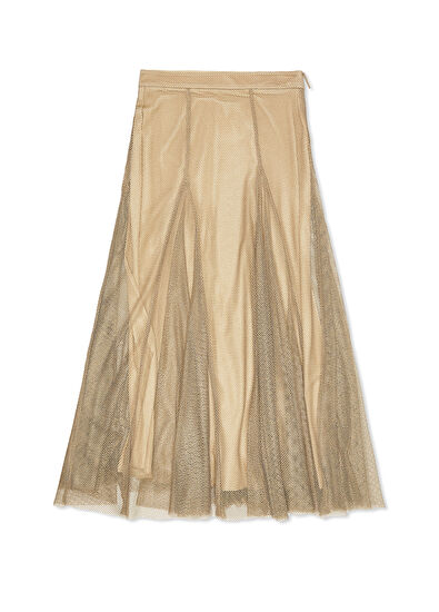 Beymen Club Gold Midi File Abiye Etek - 7