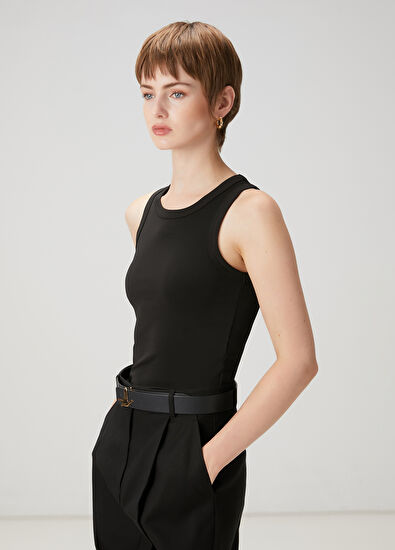 Beymen Club Black Camisole Tank Top - 3