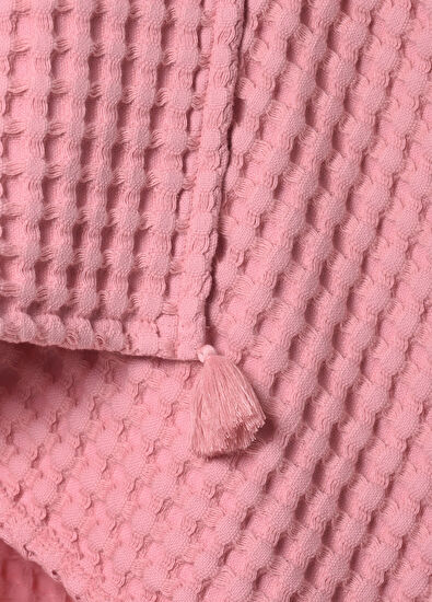 Casadora Baby Pembe %100 Pamuk Waffl Bebek Pike Örtü 90 x 120 cm - 3