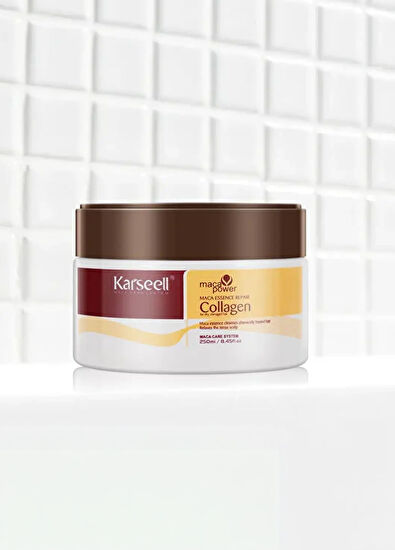 Karseell Maca Power Maca Essence Repair Collagen Yıpranmış Saçlar İçin Onarıcı Saç Maskesi 250 ml - 3