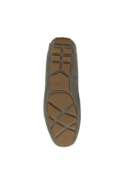 Beymen Club Haki Bant Detay Erkek Süet Loafer - 5
