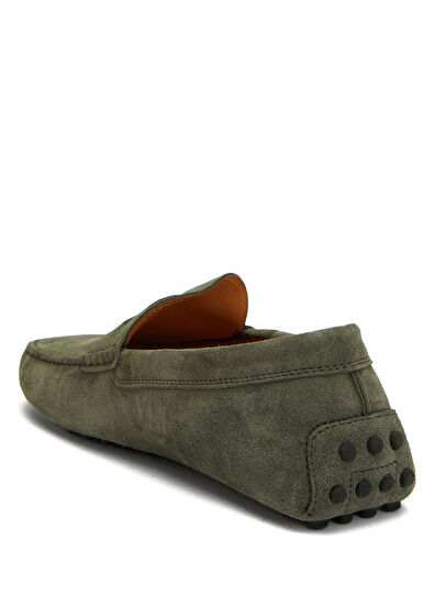 Gommino Yeşil Erkek Deri Loafer - Görsel 4