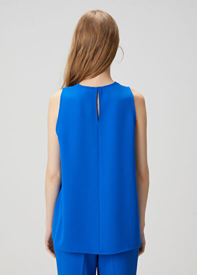 Beymen Club Saks Dökümlü Krep Bluz - 4