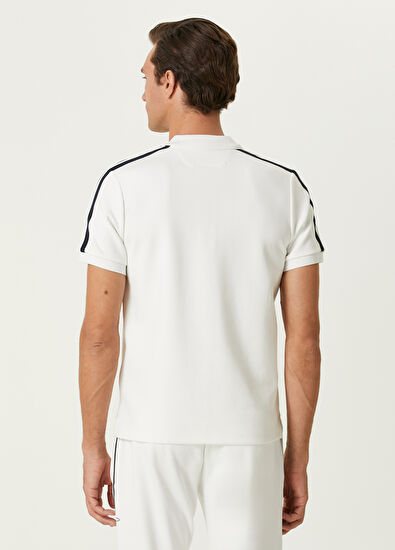 Beymen Club Off-White Stripe Detailed Polo T-Shirt - 5