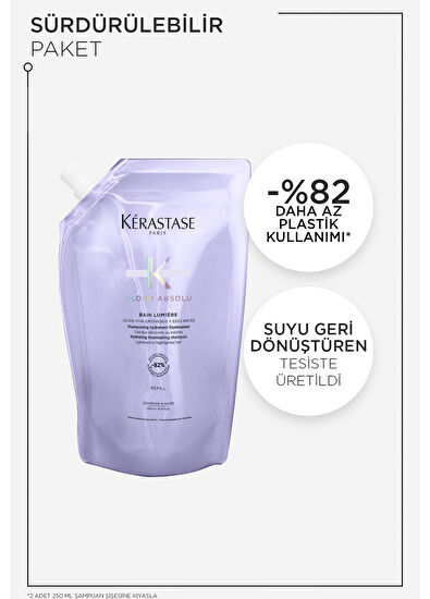 Kerastase Blond Absolu Bain Lumiere Parlaklık Veren Refill Şampuan 500 ml - 4