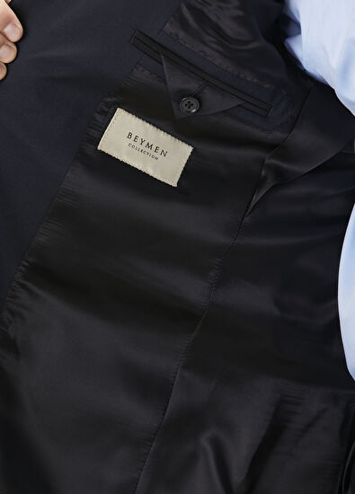 Drop 7 Lacivert Yün Takım Elbise - Görsel 12