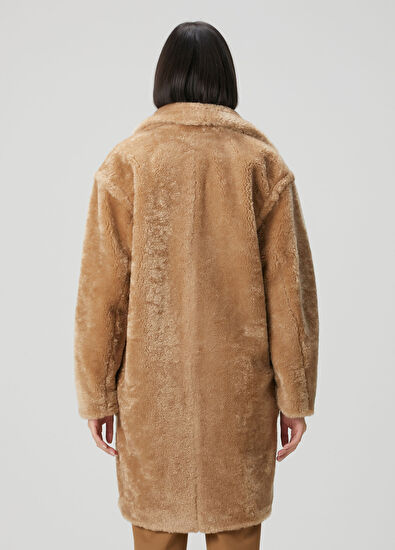Catedy Kahverengi Teddy Palto - Görsel 5
