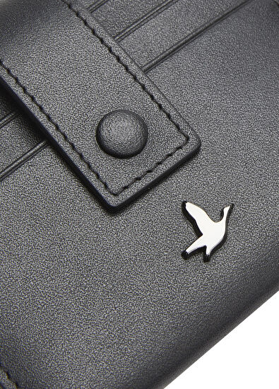 Beymen Club Black Men's Leather Card Holder - 5