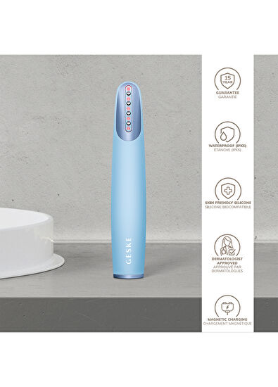 Geske Skin Firming Wand Aquamarine Titreşimli Kırmızı Led Terapili Sıkılaştırıcı Yüz Bakım Cihazı - 7