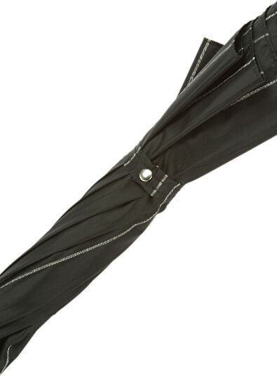 Pasotti Cobra Black Striped Unisex Umbrella - 5