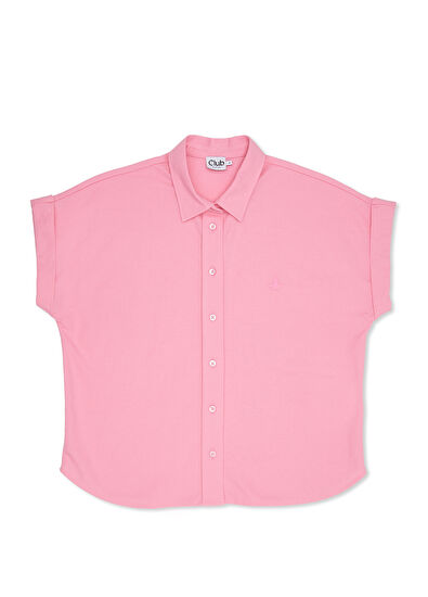Beymen Club Pink Short Sleeve Pique Shirt - 7
