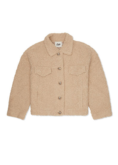 Beymen Club Oversize Beige Trucker Jacket - 7