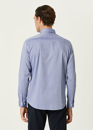 Beymen Club Comfort Fit Dark Blue Shirt - 3