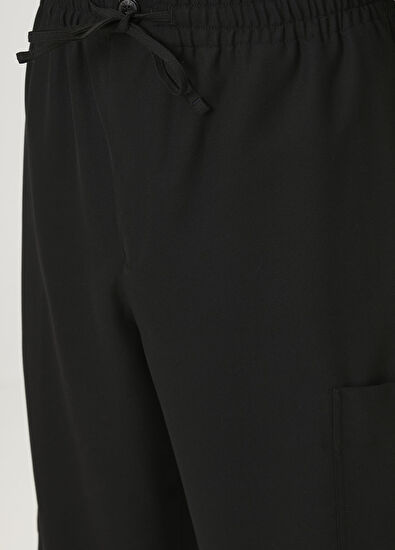 Kenzo Siyah Beli Kordonlu Yün Pantolon - 4