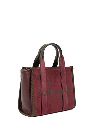 Small Tote Bordo Kadın Deri Alışveriş Çantası - Görsel 4