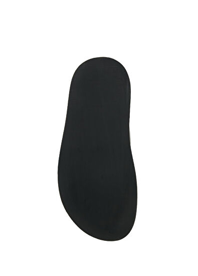 Beymen Club Black Jute Soles Womens Leather Slippers - 5
