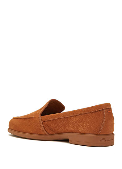 Malibu Taba Kadın Deri Loafer - Görsel 4