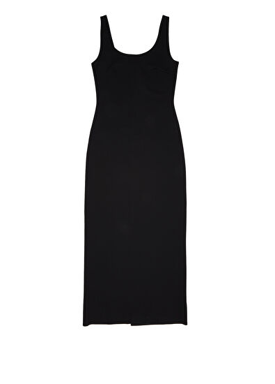 Beymen Club Black Midi Dress - 7
