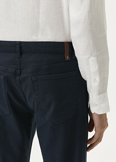 Beymen Club Navy Blue 5-Pocket Sports Trousers - 5