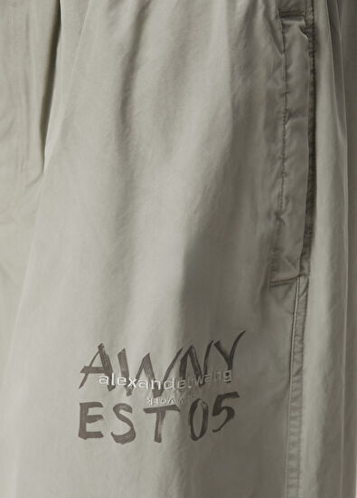 T by Alexander Wang Taş Logo Detaylı Pantolon - 5
