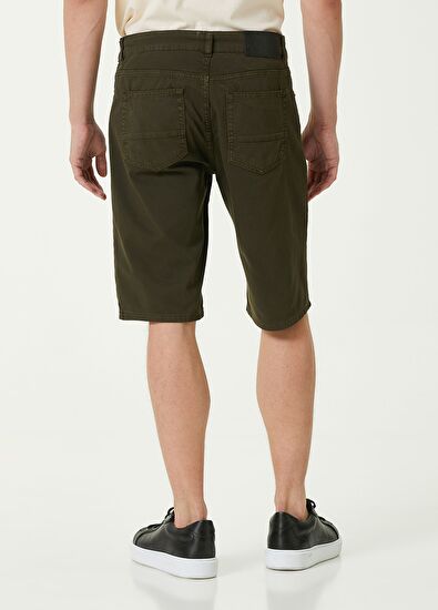 Beymen Club Slim Fit Khaki Shorts - 3