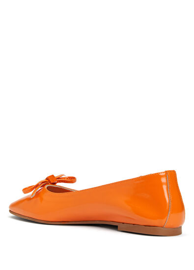 Beymen Club Turuncu Kadın Deri Babet - 3